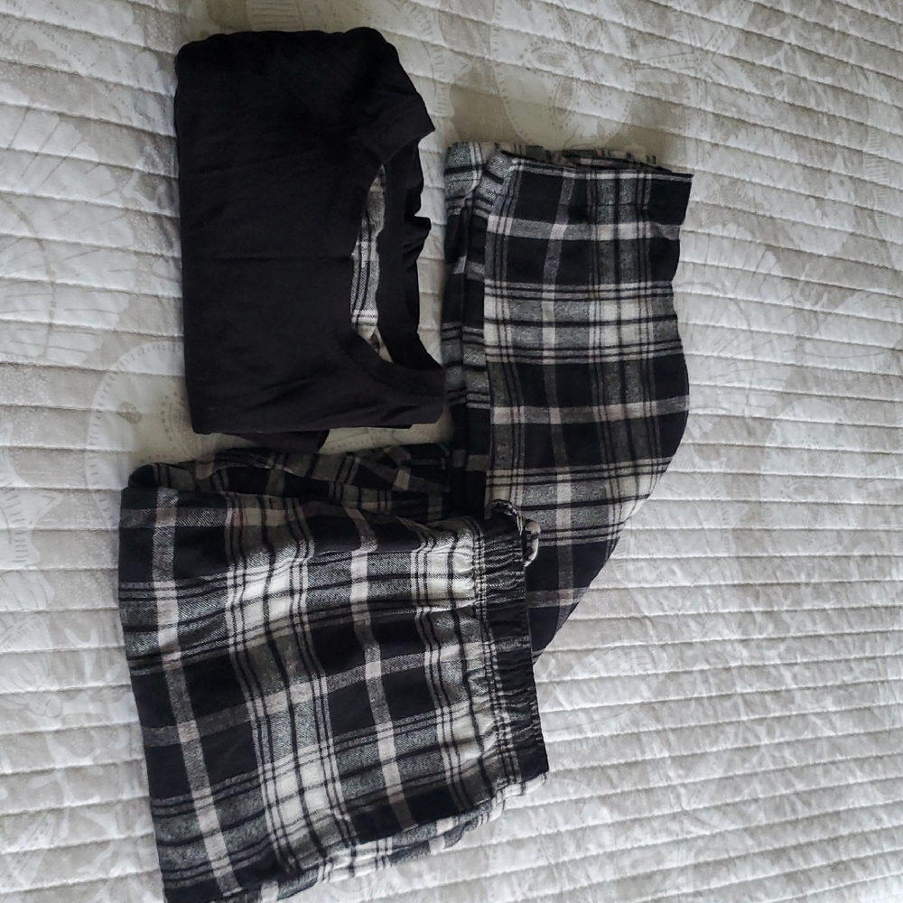 Sonoma Black and White Plaid Shorts